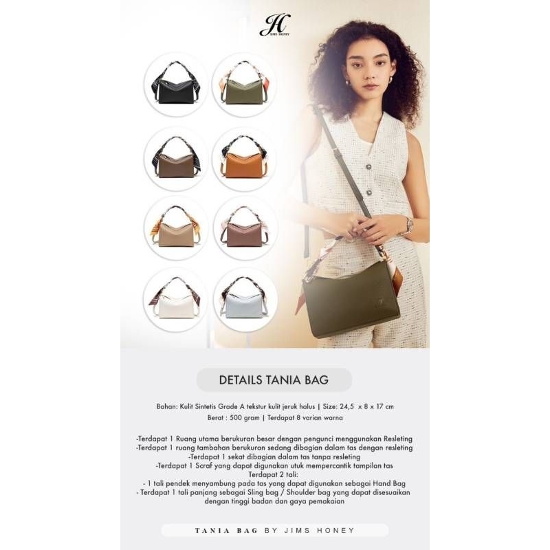 Tania Bag Tas slempang Jims Honey Original 100%