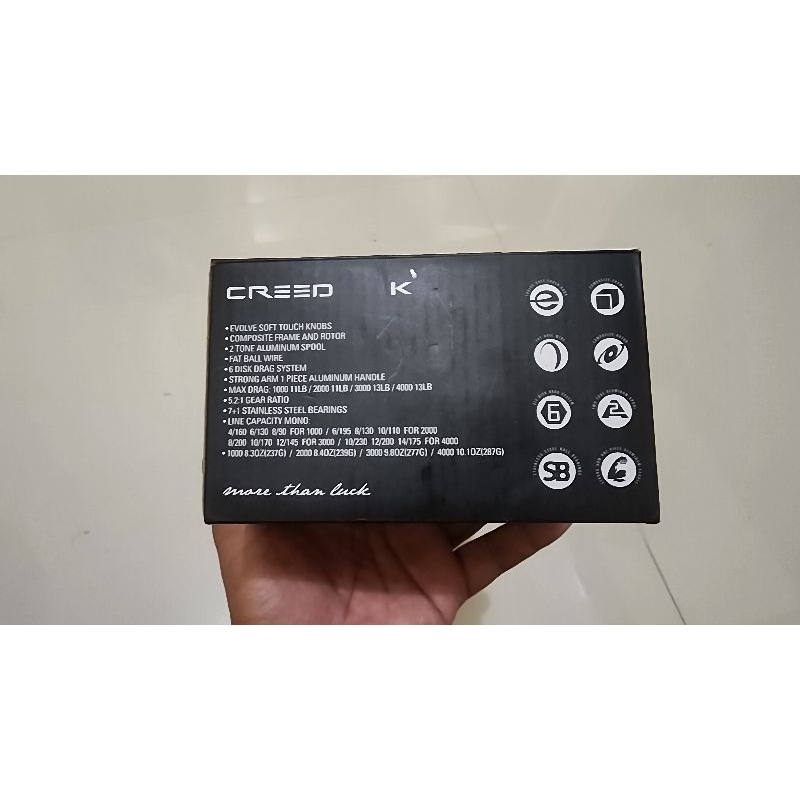 Reel Spinning CREED K1000 ONE3 ( 13 Fishing Concept )
