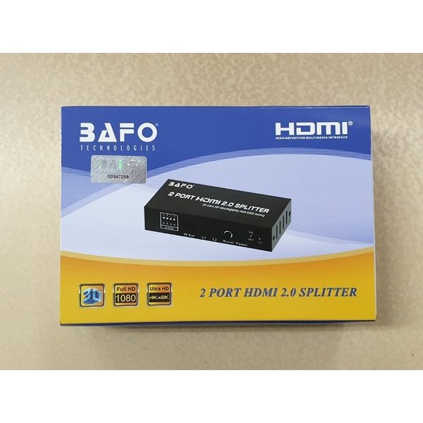 Hdmi Splitter 2 port BAFO