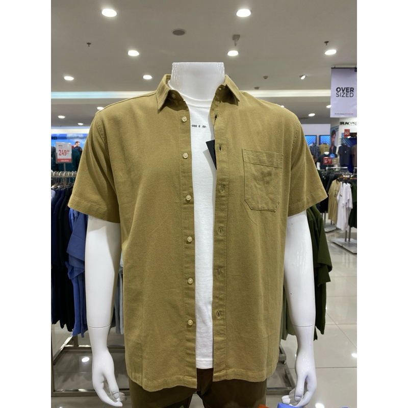 kemeja lengan pendek| kemeja pria | kemeja linen | scotch&co
