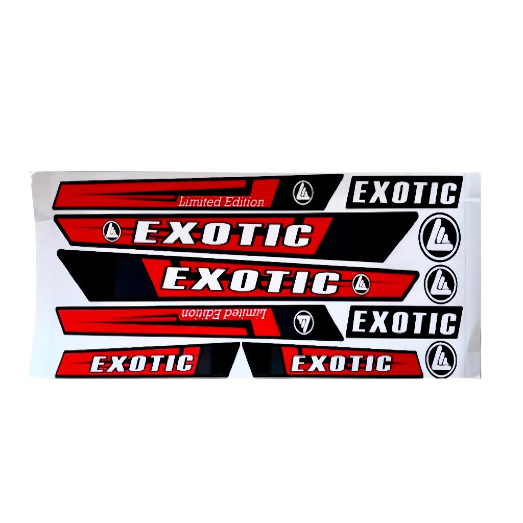 STIKER SEPEDA EXOTIC CUSTOM STRIPING