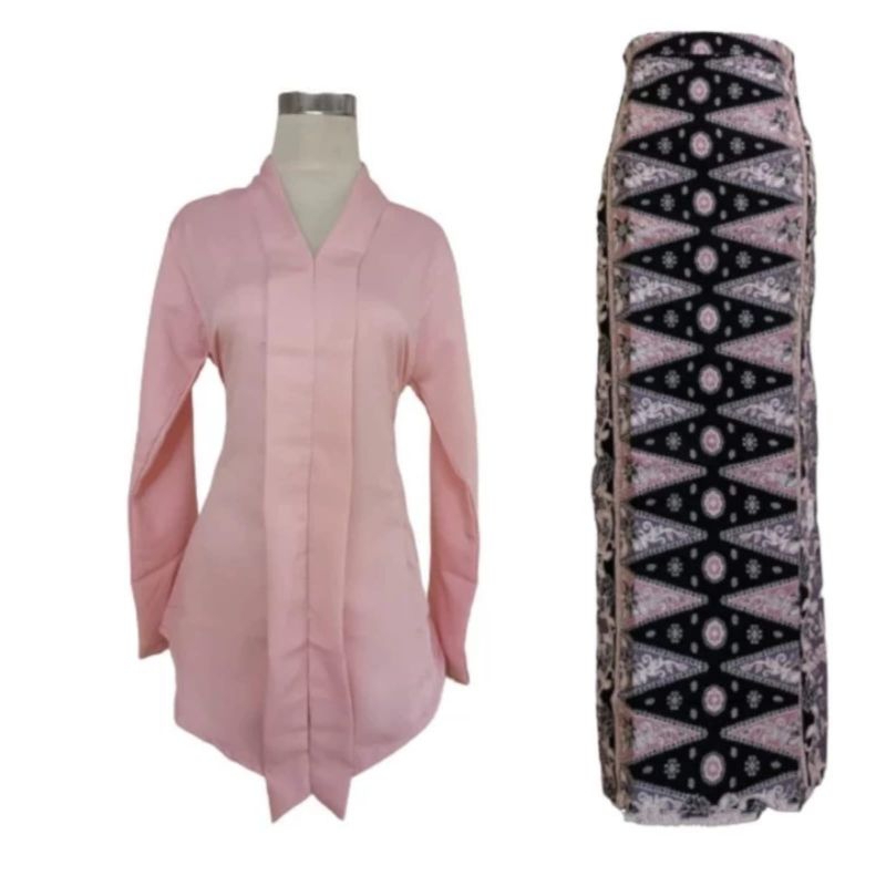 (BISA COD) SETELAN KEBAYA ENCIM NONE + ROK TUMPAL BETAWI  // BAJU ENCIM KARTINI BIG SIZE // ONE SET 