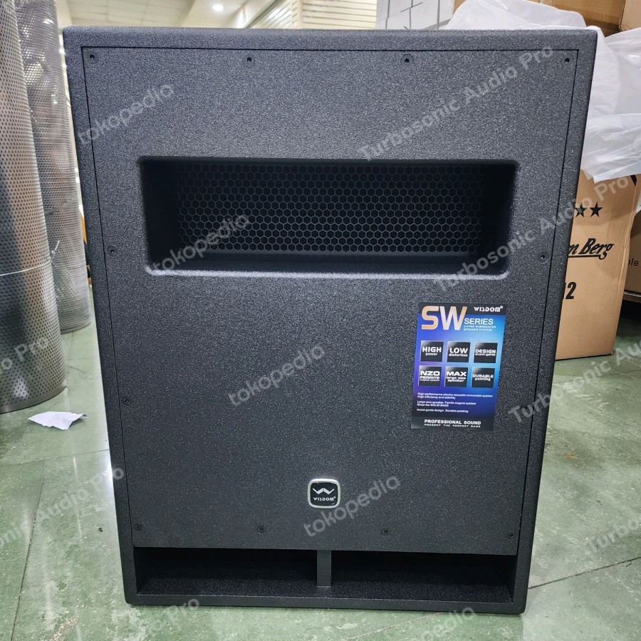 (JUAL 1 BUAH) SUBWOOFER AKTIF WISDOM SW 15PRO / SW15PRO / SW15 PRO 15 INCH ORIGINAL