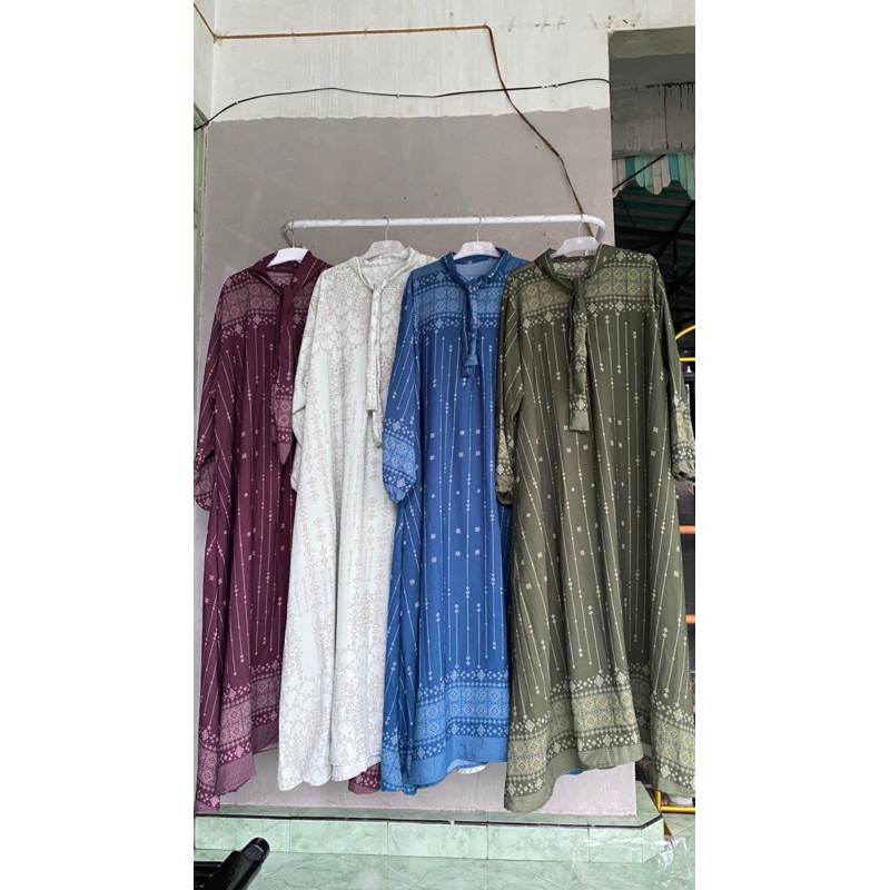 Gamis Rosalia LD 150 Jumbo BIGSIZE muat bb 90 sampai 130 kg