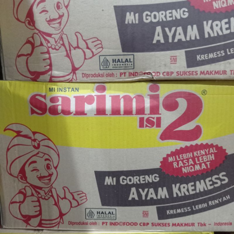 

1 Dus Sarimi Goreng Isi 2 Rasa Ayam Kremes (Isi 24 Bungkus)