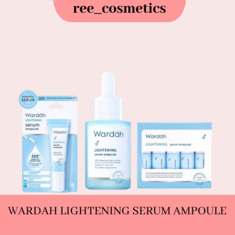 Wardah Lightening Serum Ampoule | Serum Wardah Skincare