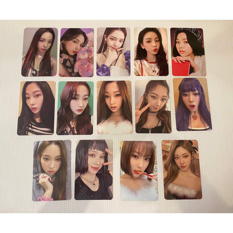 AESPA wts Karina savage mumo bene pob Oh Candy trading card giselle pink christmas winter ningning m