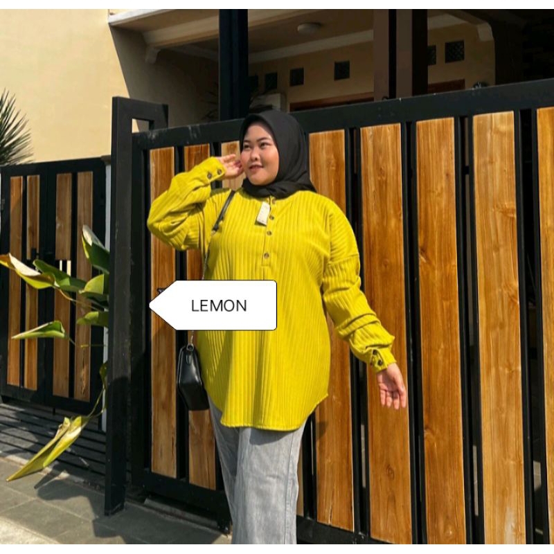 RAYYA TUNIK atasan wanita jumbo atasan knit hornet baju jumbo baju atasan super jumbo