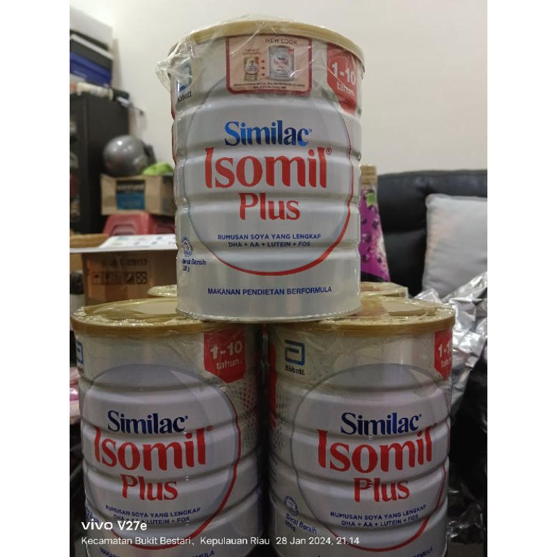 isomil plus soya 1-10 thn packingan baru