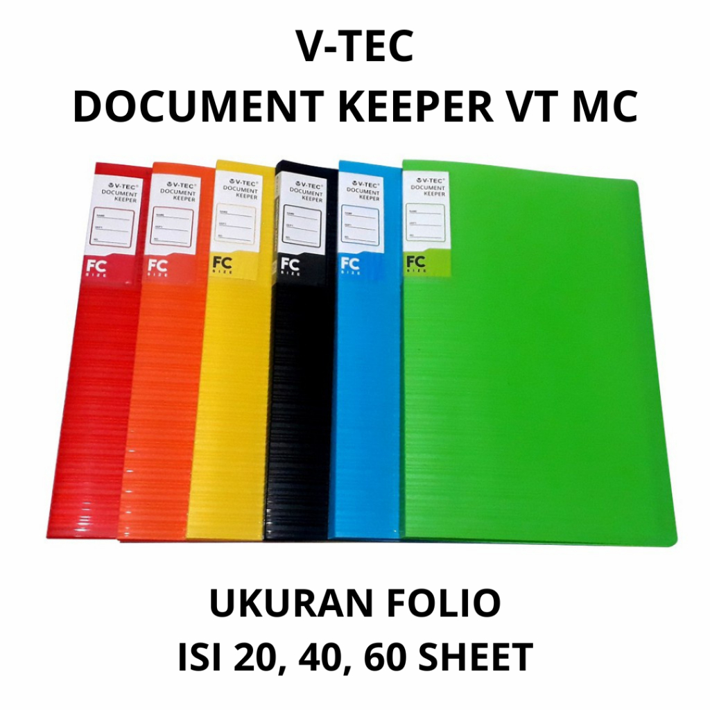 

V tec folder document keeper F4 Folio VT MC isi 20 40 60