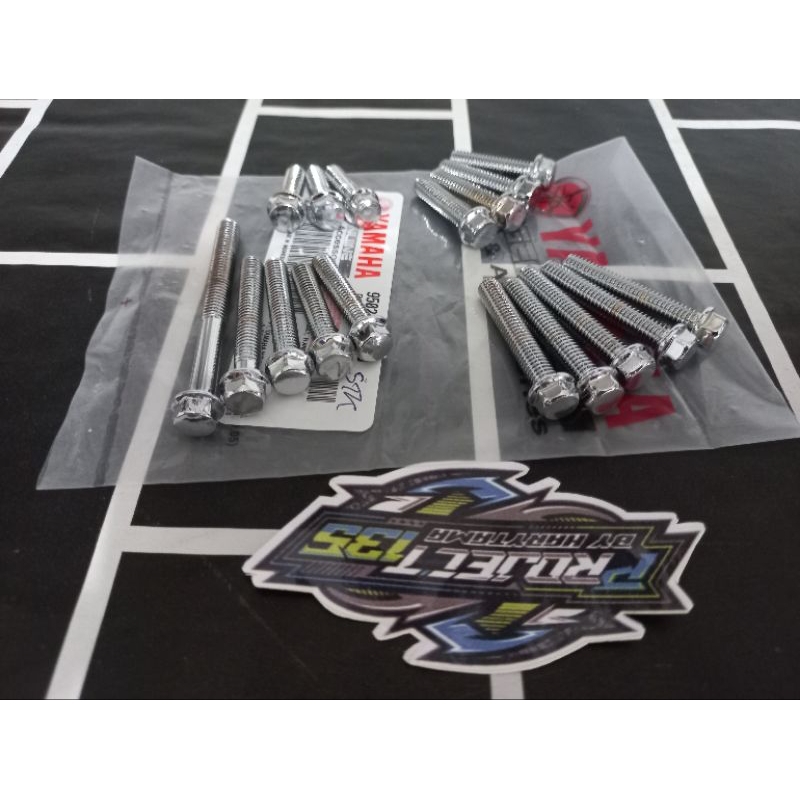 BAUT BAK KALTER RX KING BAUT BAK MESIN RX KING MODEL T8 CHROME