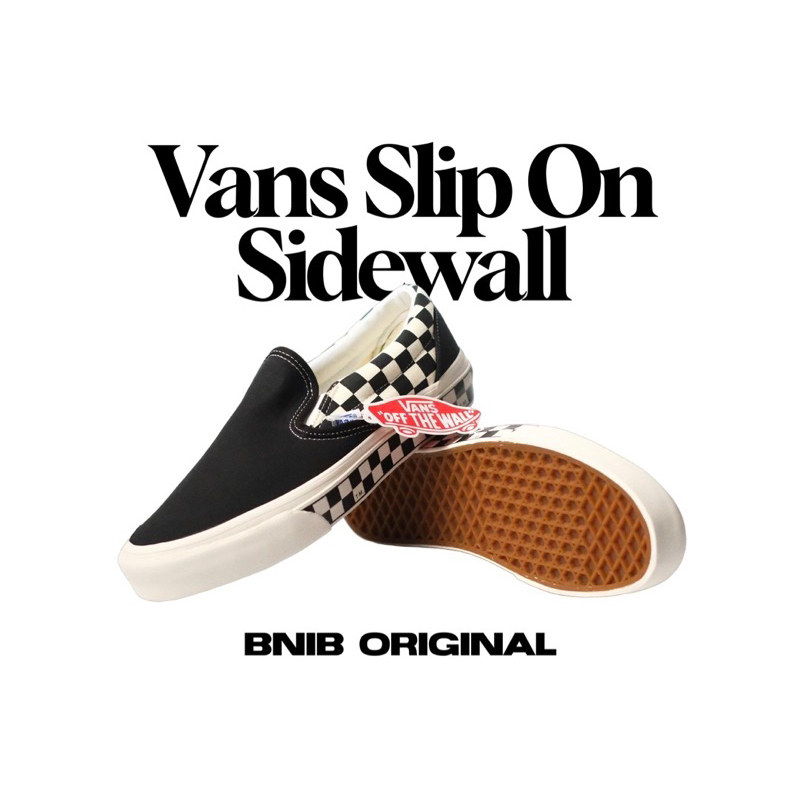 Vans Slip on sidewall checkerboard