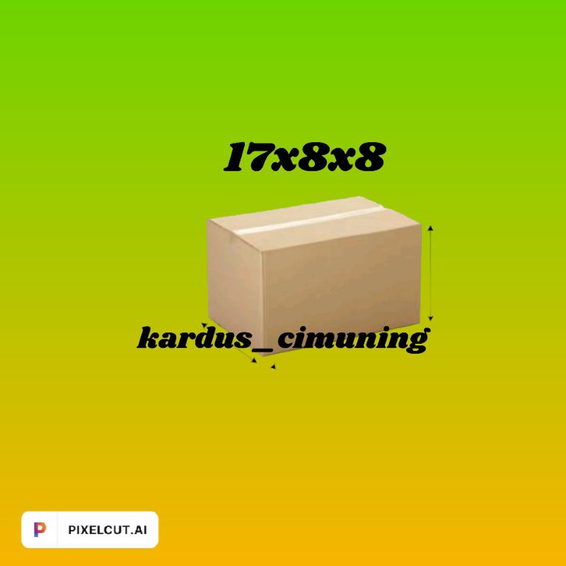

kardus box packing 17x8x8