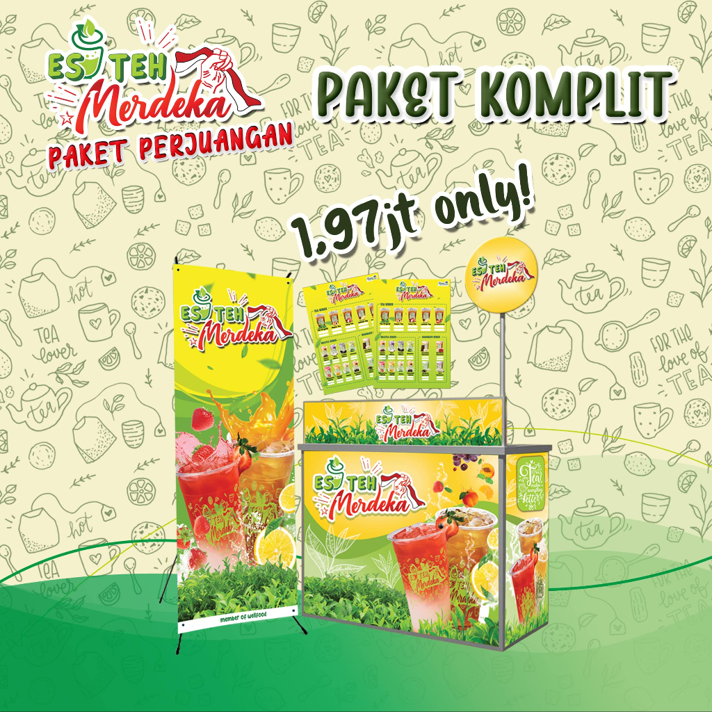 

PAKET USAHA ES TEH MERDEKA PERJUANGAN - PAKET KOMPLIT