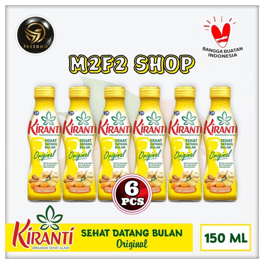 

Kiranti Minuman Kesehatan Datang Bulan Original - 150 ml (Kemasan 6 pcs)