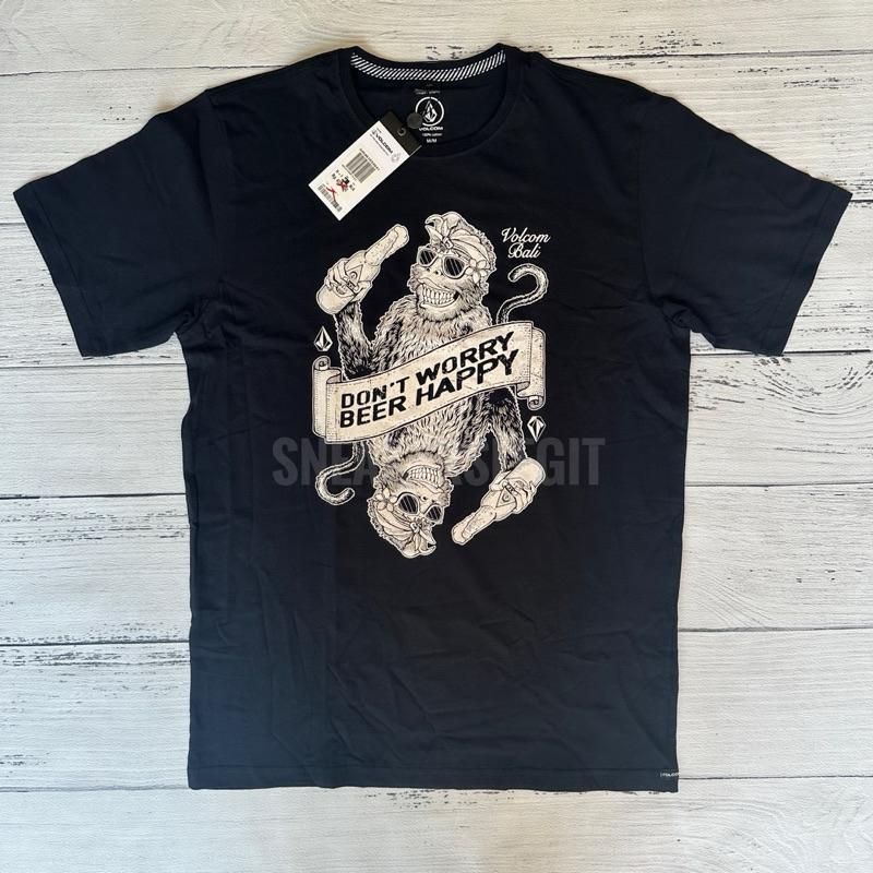 PLANET SURF baju kaos bali monkey beer NEW ORIGINAL 100%