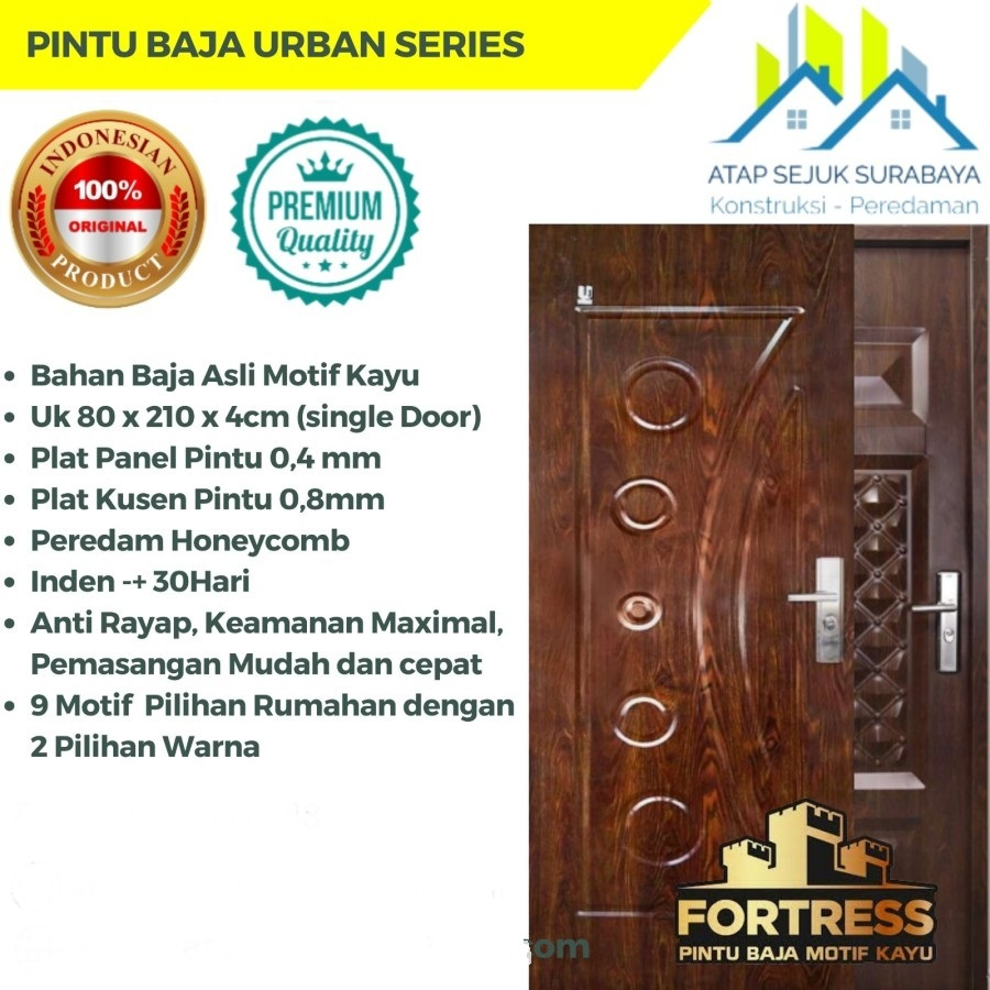 Pintu Baja Full Set Fortress Urban