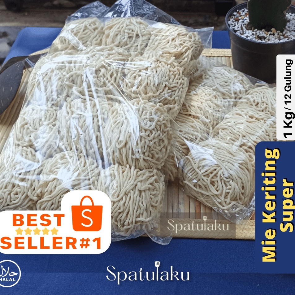 

Ready Stock MIE KERITING BASAH SUPER untuk bakmie mie ayam yamin dll Z4