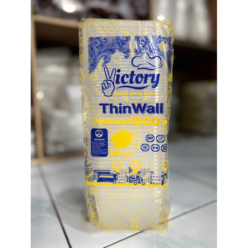 thinwall victory rectangle 300ml
