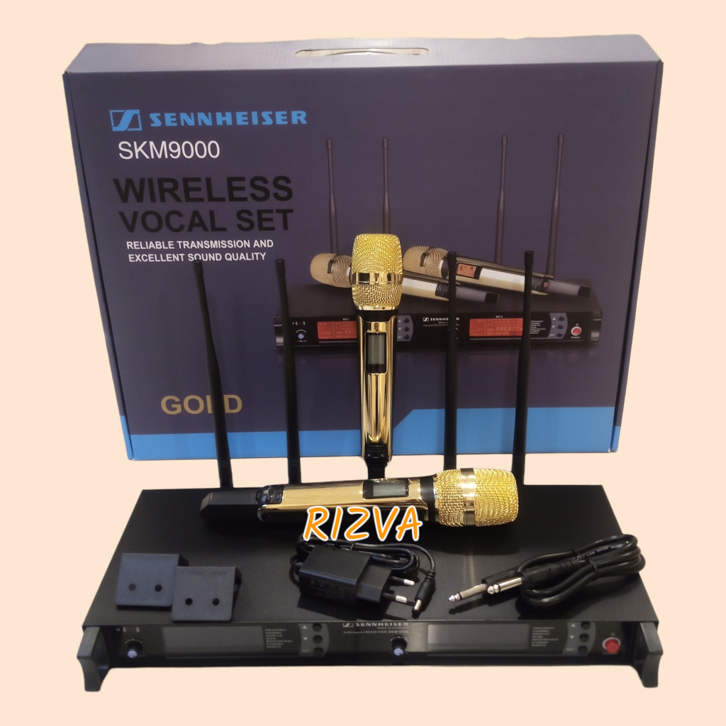 SENNHEISER SKM9000 GOLD MIC WIRELESS SKM 9000 MICROPHONE GOLD