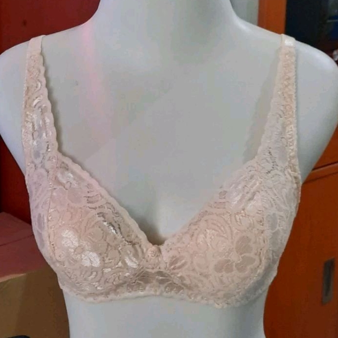 bra wanita viona tanpa kawat avon satin cream merk avon harga keluar batam
