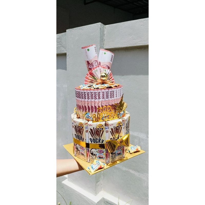 Snack_Cake_Snack_Tower_Money_Tower_1tingkat_2tingkat