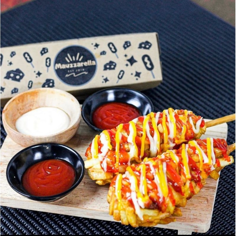 

corndog mozarella @mauzzarella_ isi 2pc/pack