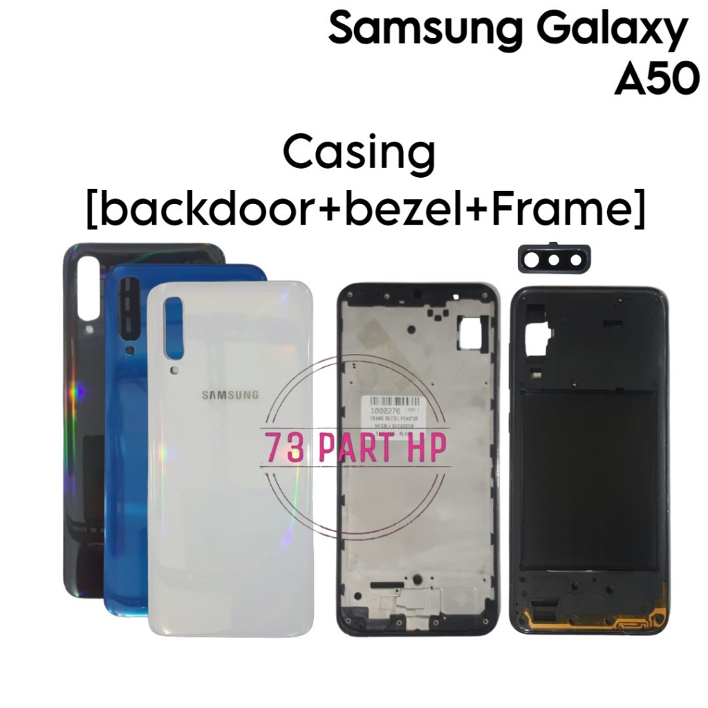 Casing Plus Frame Bezzel Tulang Tengah Samsung Galaxy A50 / A505 / A505F / A505FN / A505GN / A505G /