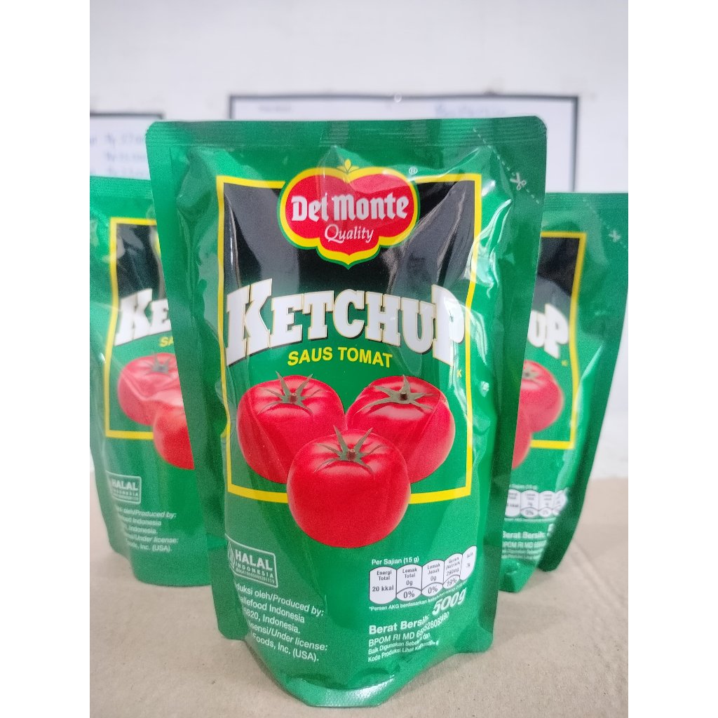 

Del Monte Saus Tomat Ketchup Pouch 500gr