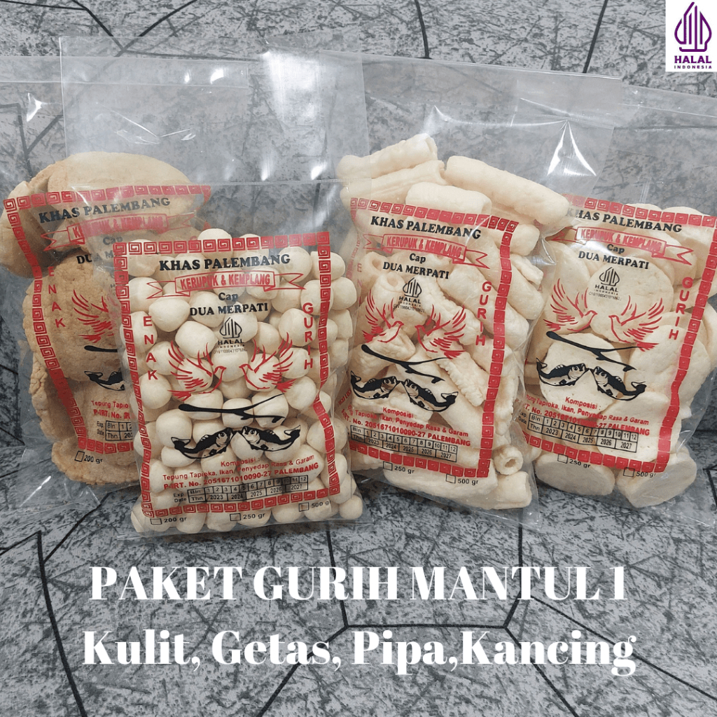 

PAKET GURIH MANTUL 1 MIX 4 BUNGKUS[GETAS,KANCING,PIPA,KULIT] 1KG KUALITAS NOMOR 1