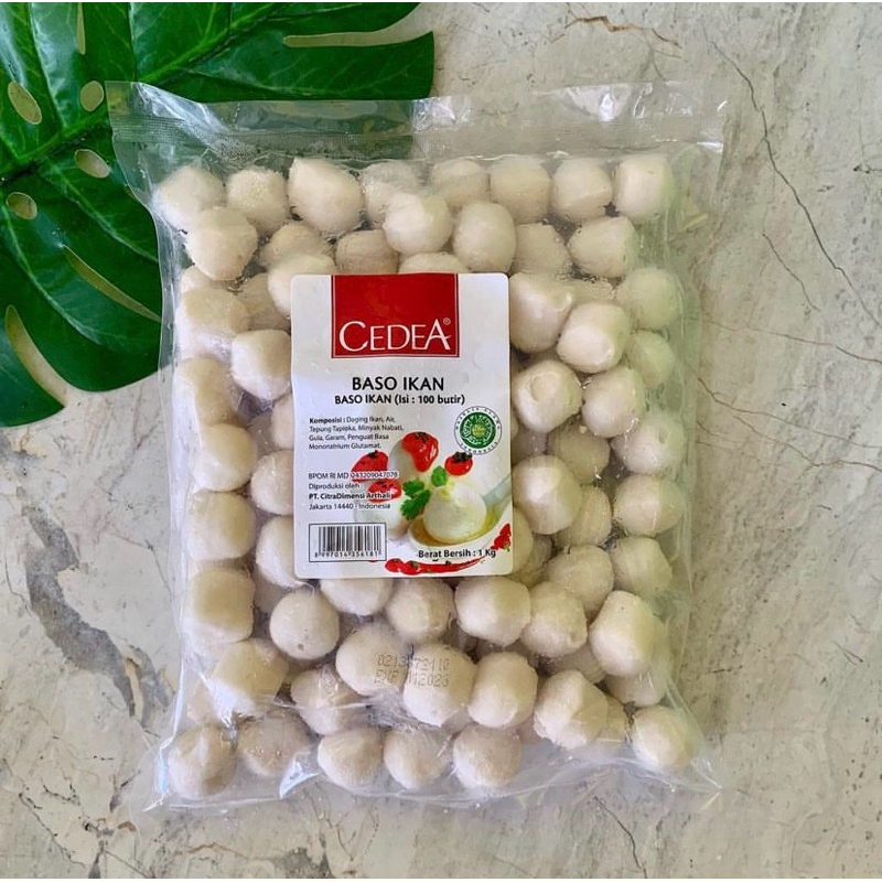 

Cedea Baso Ikan Isi 100 Butir 1kg