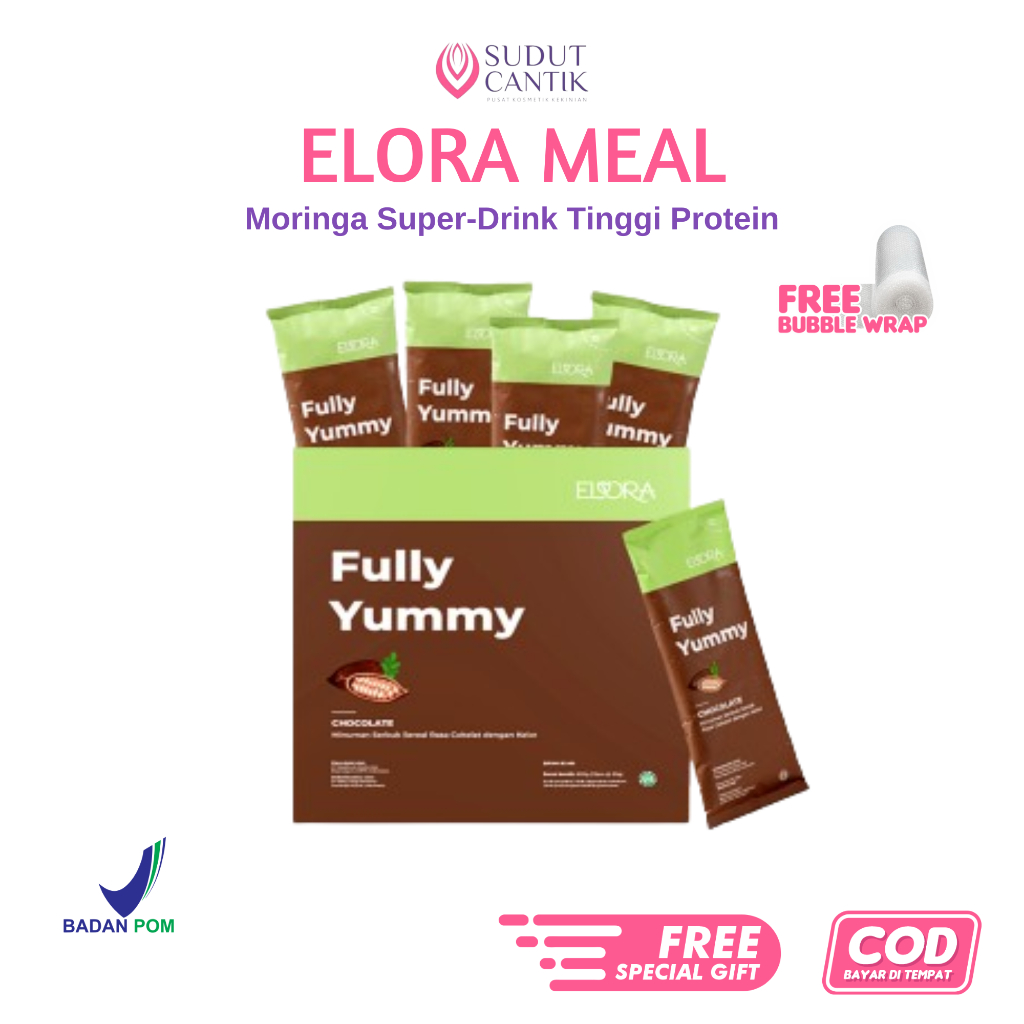 

Elora Meal FULLY YUMMY Moringa Super-Drink Tinggi Protein
