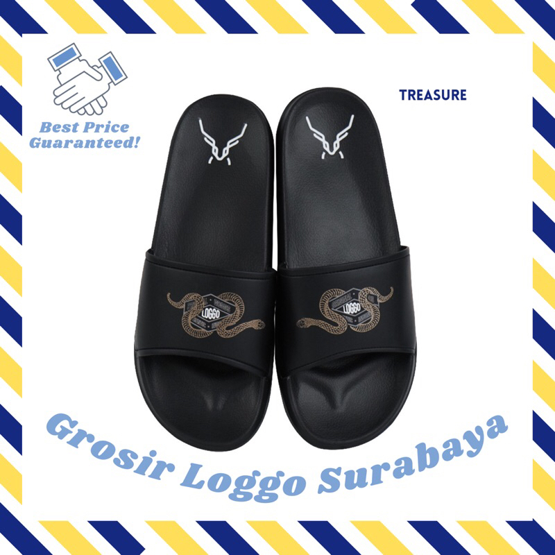Loggo Sandal Treasure Black Sandal Phylon Extralight