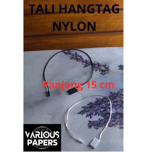 

[100 pcs] TALI HANG TAG NYLON