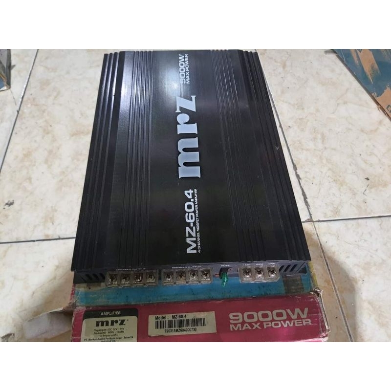 Power amplifier 4channel mrz  mz-604 baru