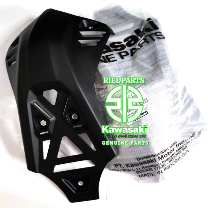 COVER PELINDUNG MESIN KLX 150 NEW SUPERMOTO ORIGINAL KAWASAKI