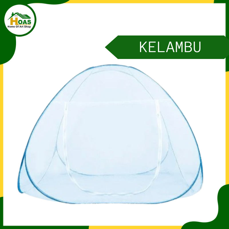 Hoas Kelambu Tenda Kelambu Lipat Kelambu Anti Nyamuk Kelambu Bayi Anak & DewasaKelambu Tenda Kelambu