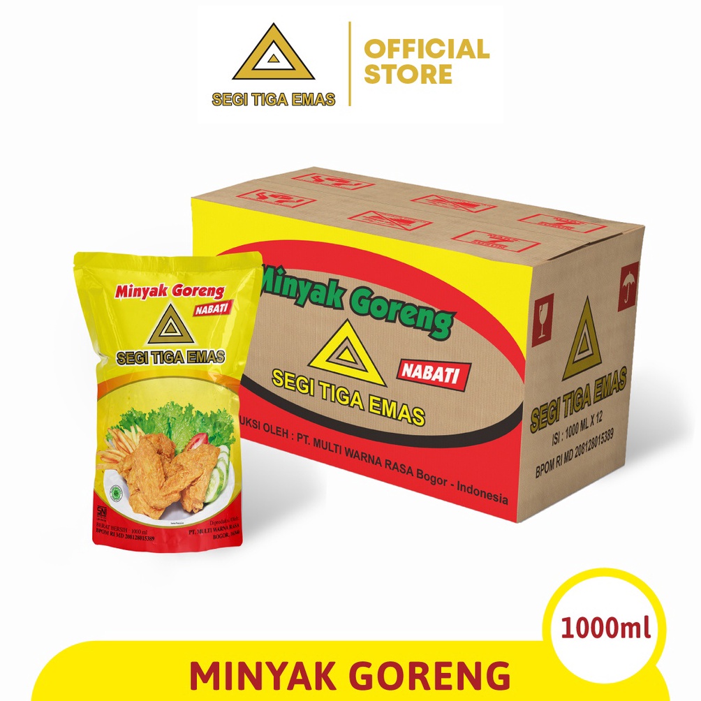 

ART O73H Minyak Goreng Segi Tiga Emas 1ml x 12pcs
