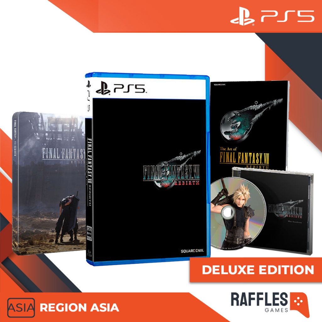 Pre-order Final Fantasy VII Rebirth PS5 DELUXE EDITION / FF 7 Rebirth PS5 / Release Date: 29 Februar
