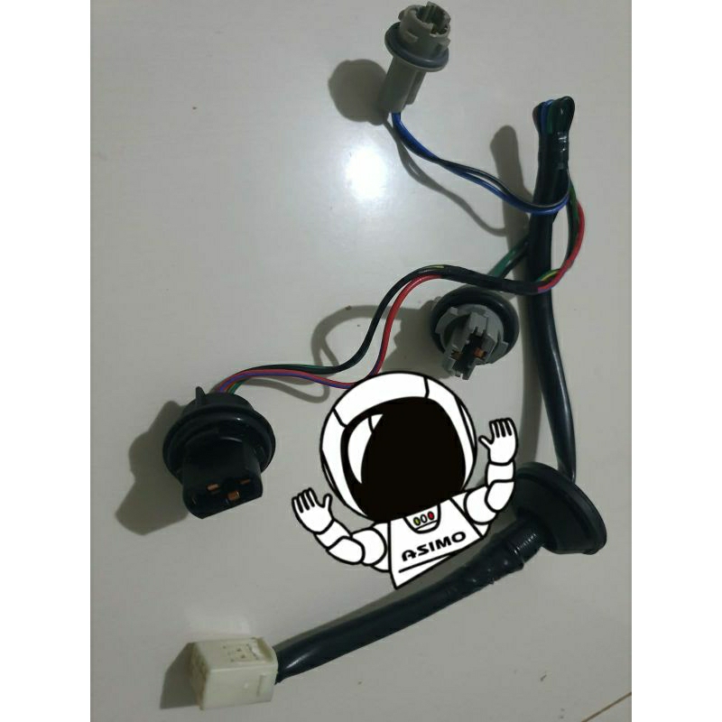 wire wiring harness fiting Lampu stoplamp assy original toyota calya daihatsu sigra kabel body socke