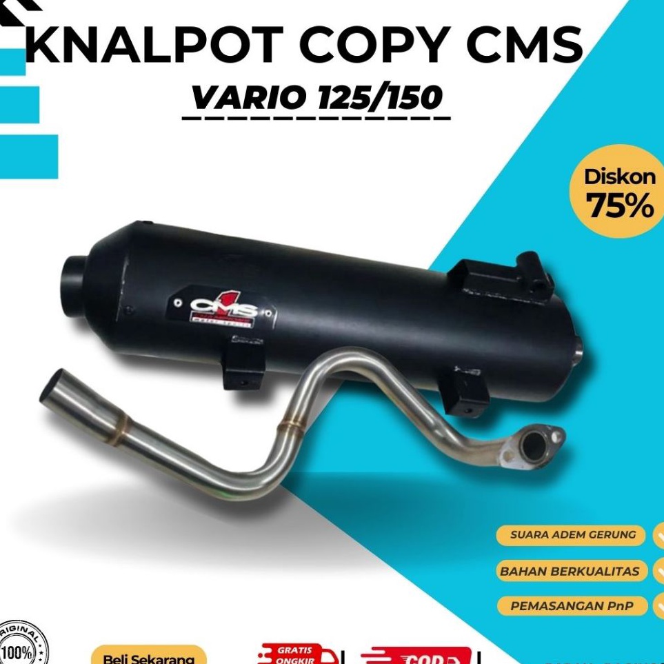 Vario125/150 old, Vario 125/150 new Best terlaris KNALPOT CMS COPY VARIO 15 NEW Knalpot Vario ZRC co