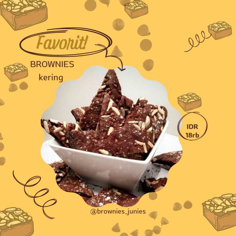 

Brownies kering 200gr