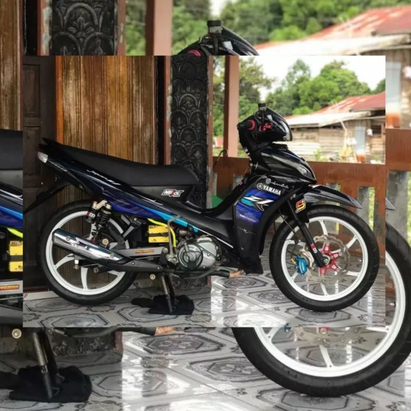 Striping Stiker Sticer Dekal Decal Emblem Printing Aksesoris Motor Yamaha Jupiter  Z1 Robot ZBurhan 