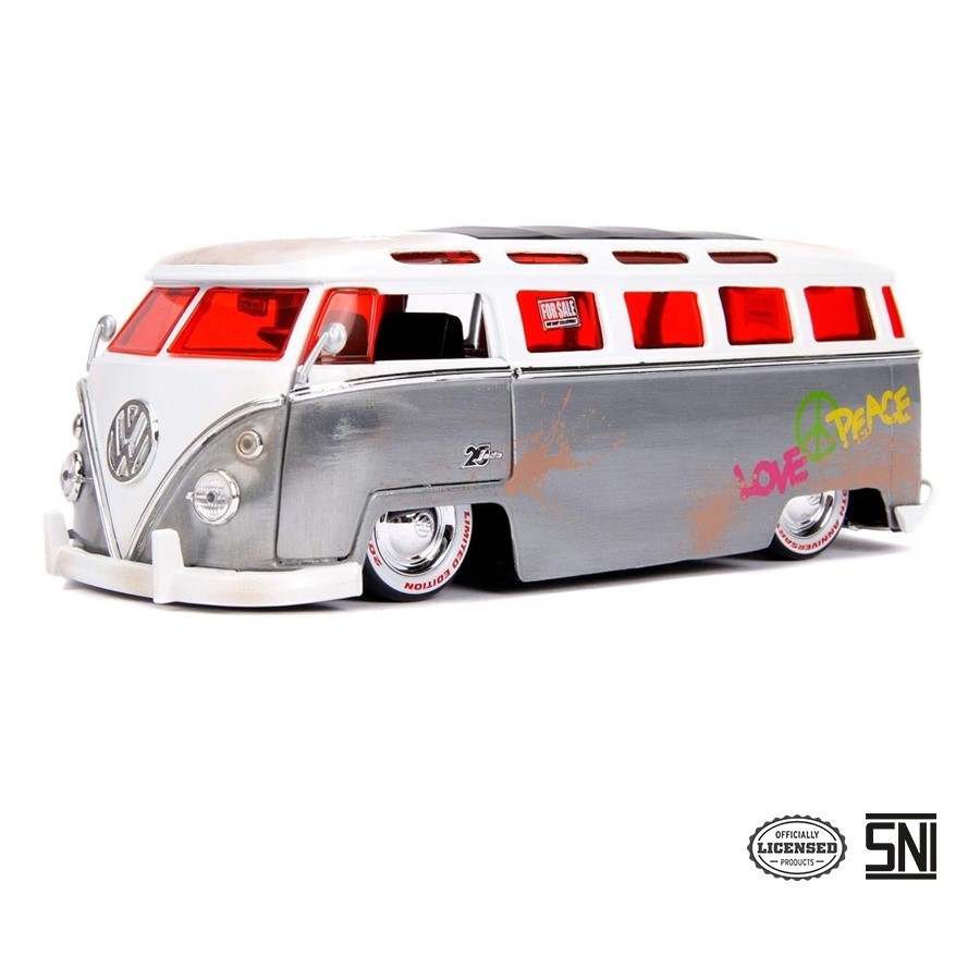 Diecast Jada 1:24 20th Anniv Volkswagon Bus 1962