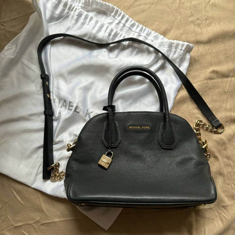 [PRELOVED] Michael Kors Alma Bag Black, Tas Branded Hitam Wanita Original