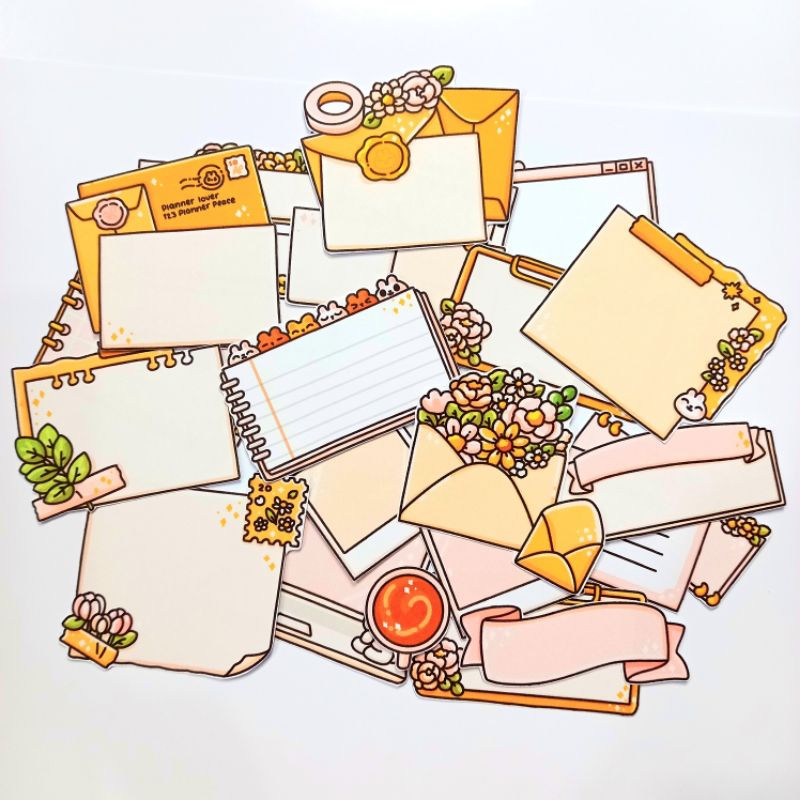 

18 pcs Memo Sticker / Sticky Paper / Sticky Note for Journaling