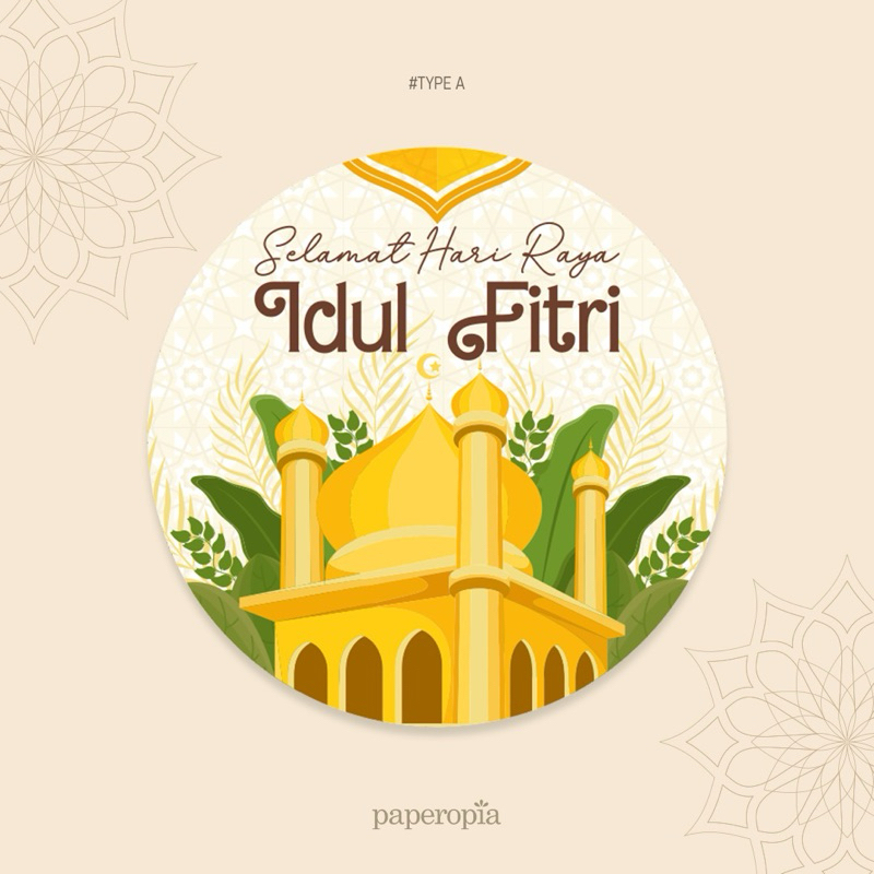

stiker kue kering RAMADAN lebaran idul fitri hampers sticker cookies