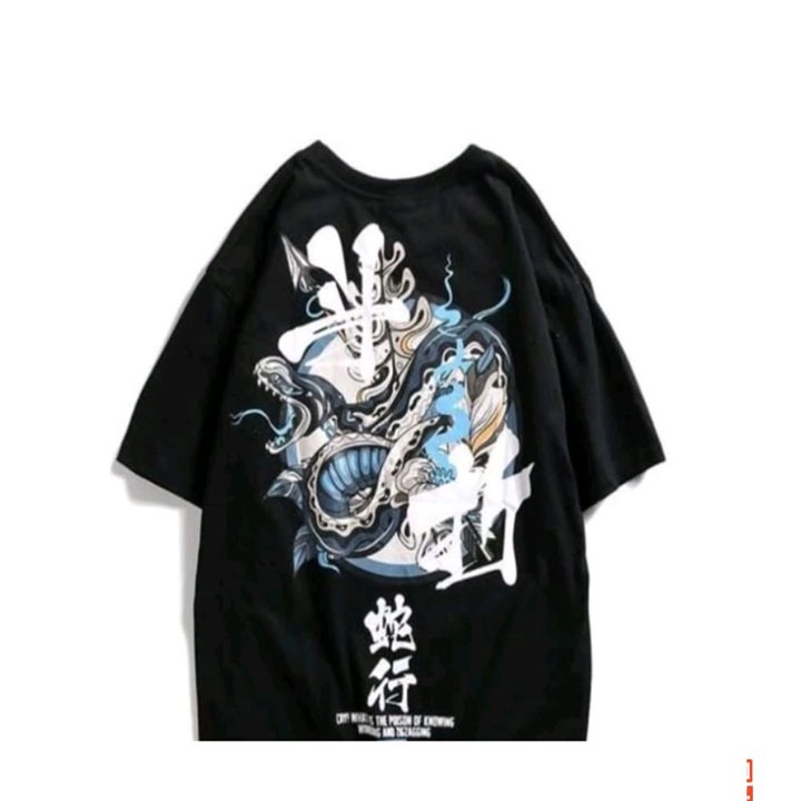BAJU KAUS / BAJU KAOS PRIA / KAOS JEPANG / KAOS SAMURAI / KAOS ULAR / KAOS DISTRO PRIA