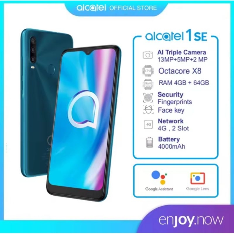 Alcatel 1SE 4/64 Free Case Dan Screen Protector