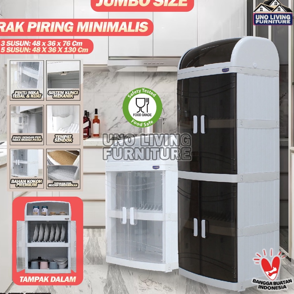 Harga Bersahabat COD RAK PIRING PLASTIK NAIBA NANDOS MILANO RAK PIRING PLASTIK MURAH NAIBA ORIGINAL 